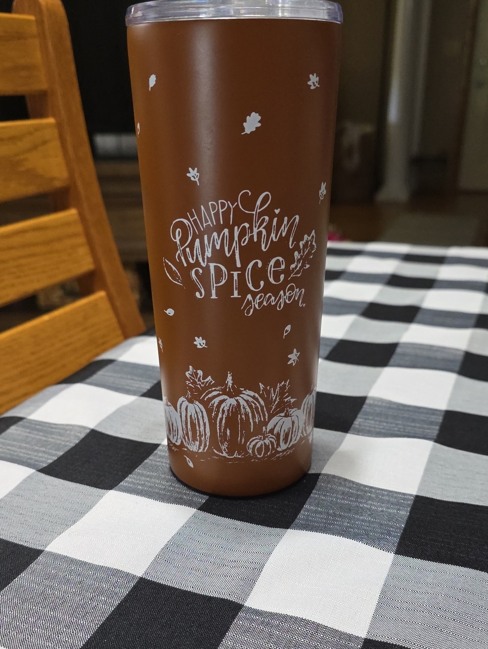 Primitives by Kathy Brown Pumpkin Spice Seasonal Tumbler